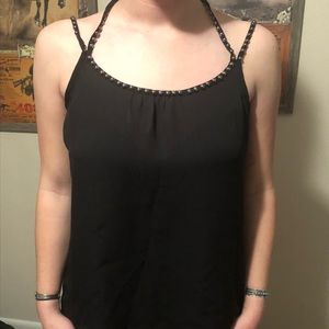 Lightweight black tank top